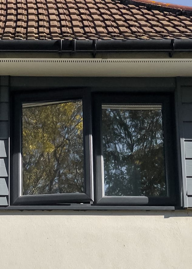 House with tinted windows